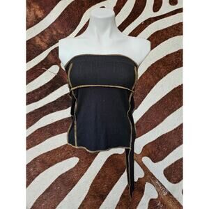 Vintage 90s Y2k Tube Top 2000s Sz S